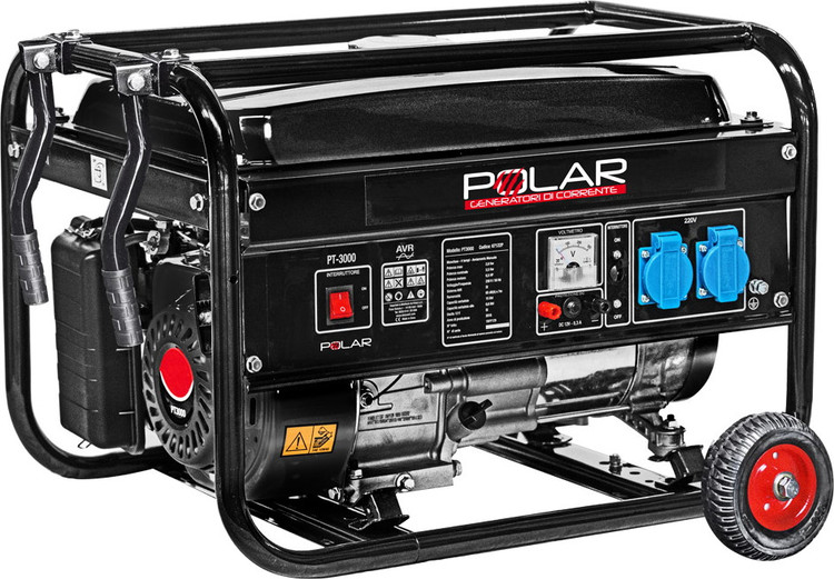 ژنراتور بنزینی Polar PT3000 موتور 4 زمانه 2.5 کیلووات 6.5 اسب بخار