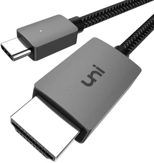 کابل Type C به HDMI برند uni مدل مبدل تصویر و صدا