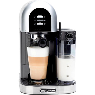 اسپرسو ساز نیمه اتوماتیک BOB HOME مدل Lattessa Kaffeecenter با مخزن شیر و سیستم شیرزن اتوماتیک