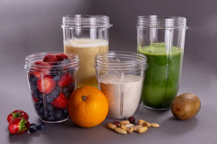 اسموتی ساز مخلوط کن رومیزی Bob Home مدل Smart Blender با بدنه آلومینیومی نقرهای - استوک