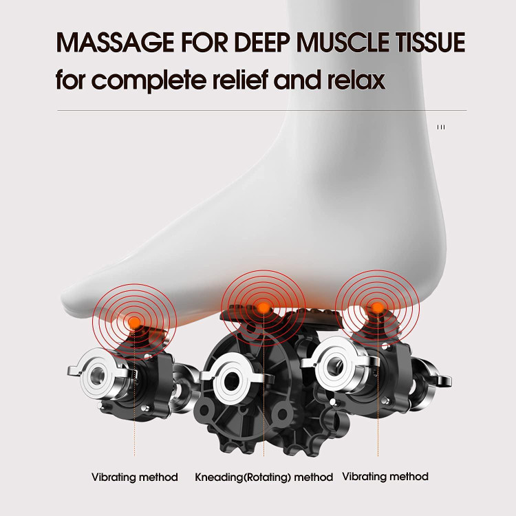 دستگاه ماساژور پا ROTAI Shiatsu با قابلیت لرزش و فشردگی نقطهای