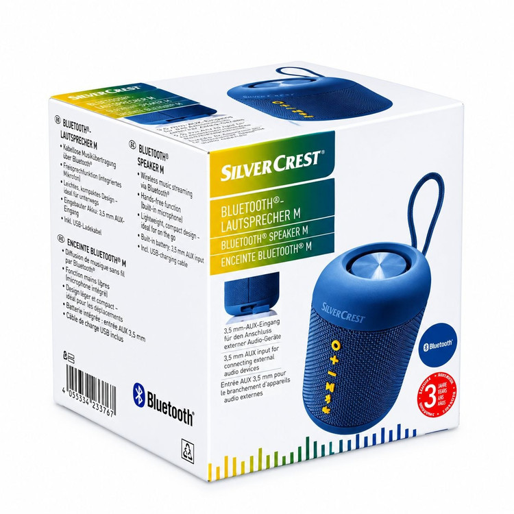 اسپیکر بلوتوثی قابل حمل سیلور کرست مدل Bluetooth Speaker M ضد آب IPX7