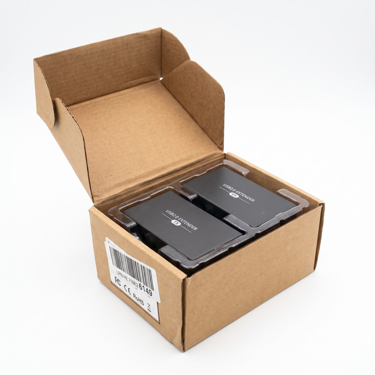 اکستندر USB 2.0 روی کابل شبکه PWAY مدل USB2.0 Extender با چهار پورت خروجی